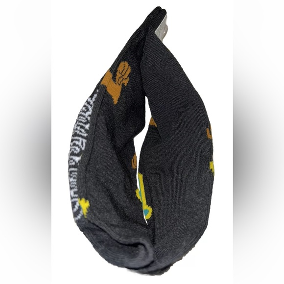 Scooby Doo Crew Socks 1 Pair Men  6-12 Black Green w YIKES! & Scooby Mystery NEW - Picture 6 of 9